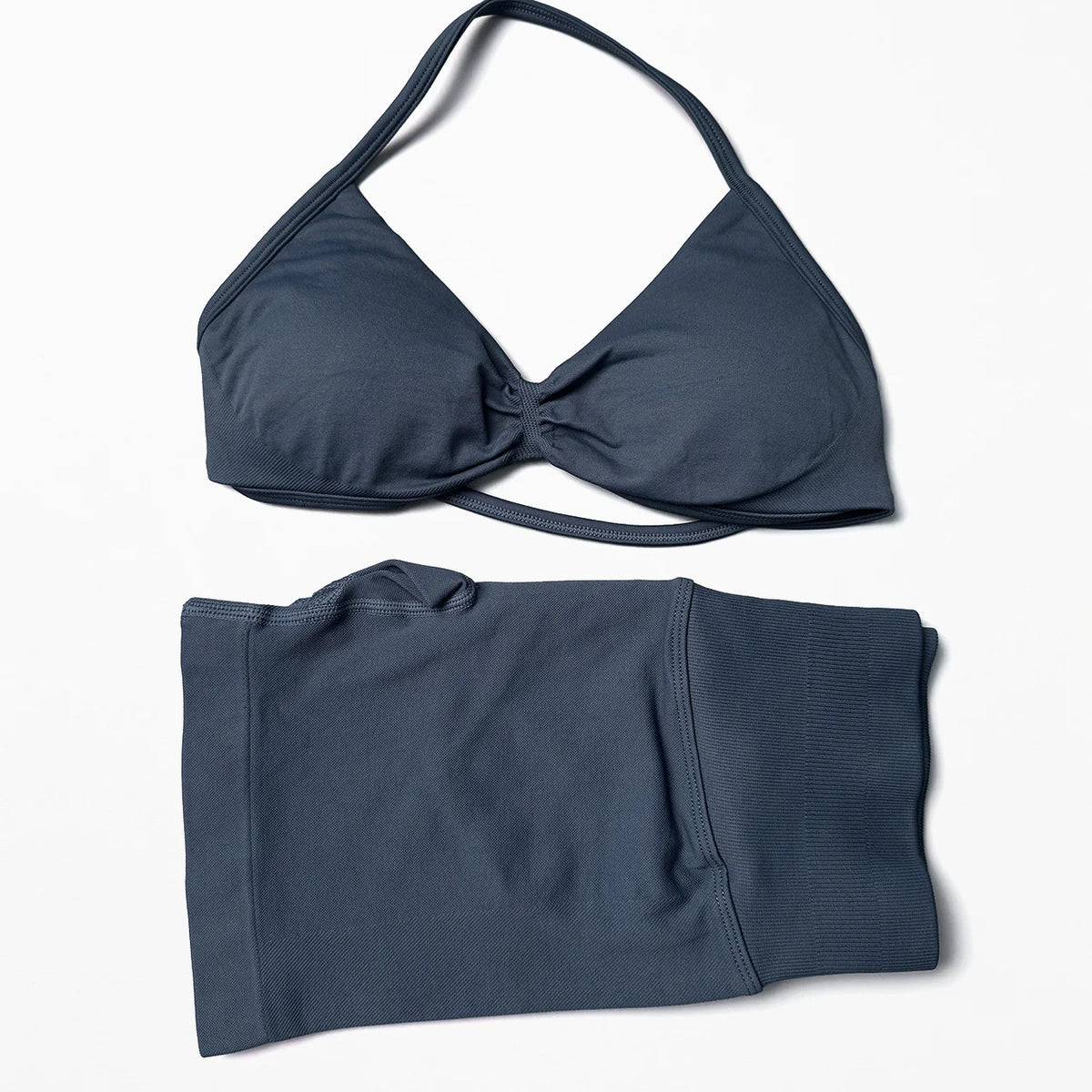 Women's Halter Bra And Shorts Yoga Set For Workout Outfits