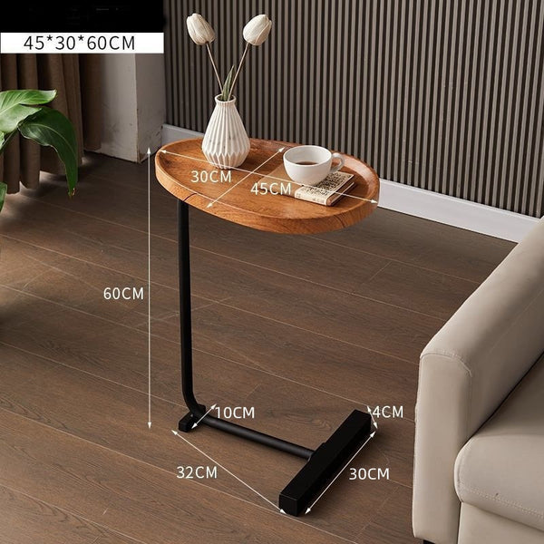 Nordic Side Table Modern Living Room Home Sofa Side Table Hotel Homestay Bedside Side Table Iron Assemble Furniture For Office