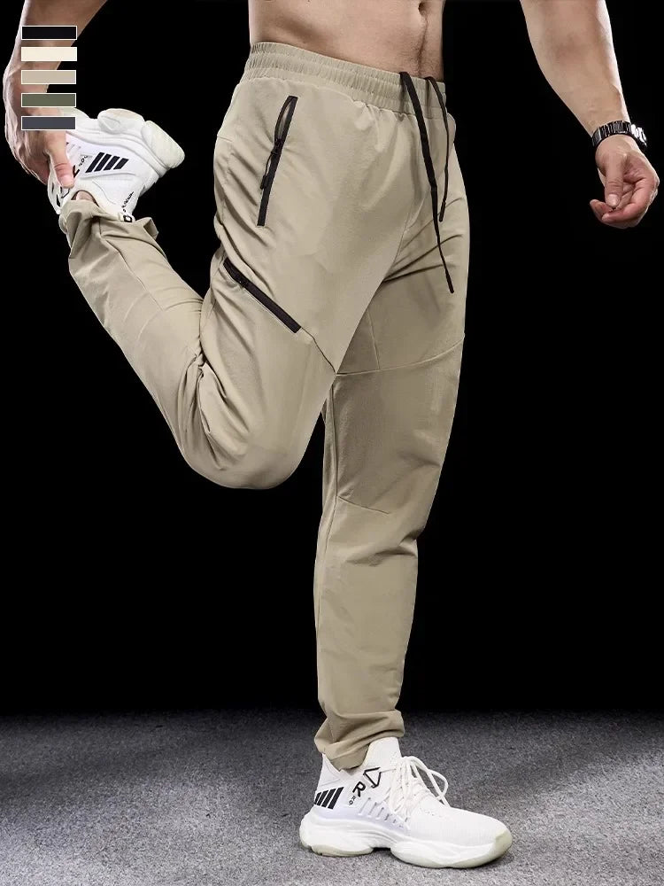 Full Length Drawstring Waist Casual Running Jogger Pants