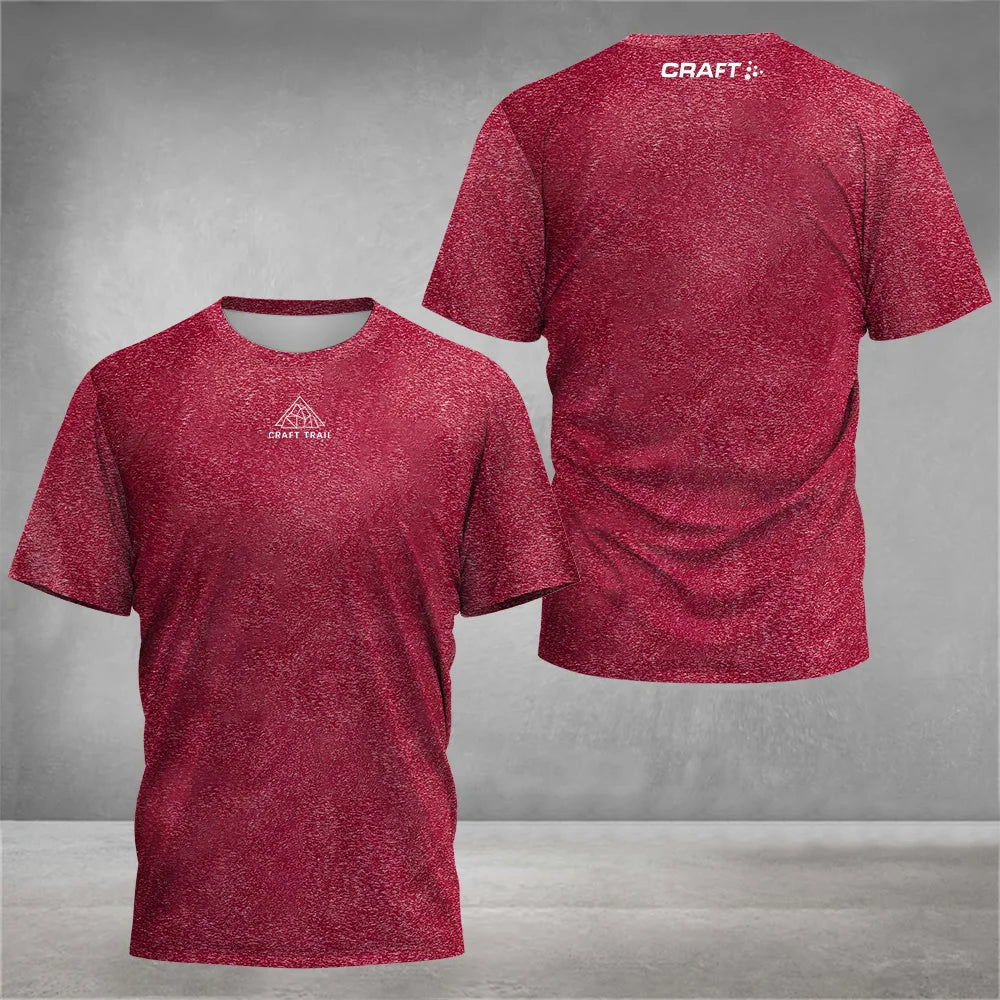 Printed Court Sports Short Sleeve T-shirt For Sports Outfits