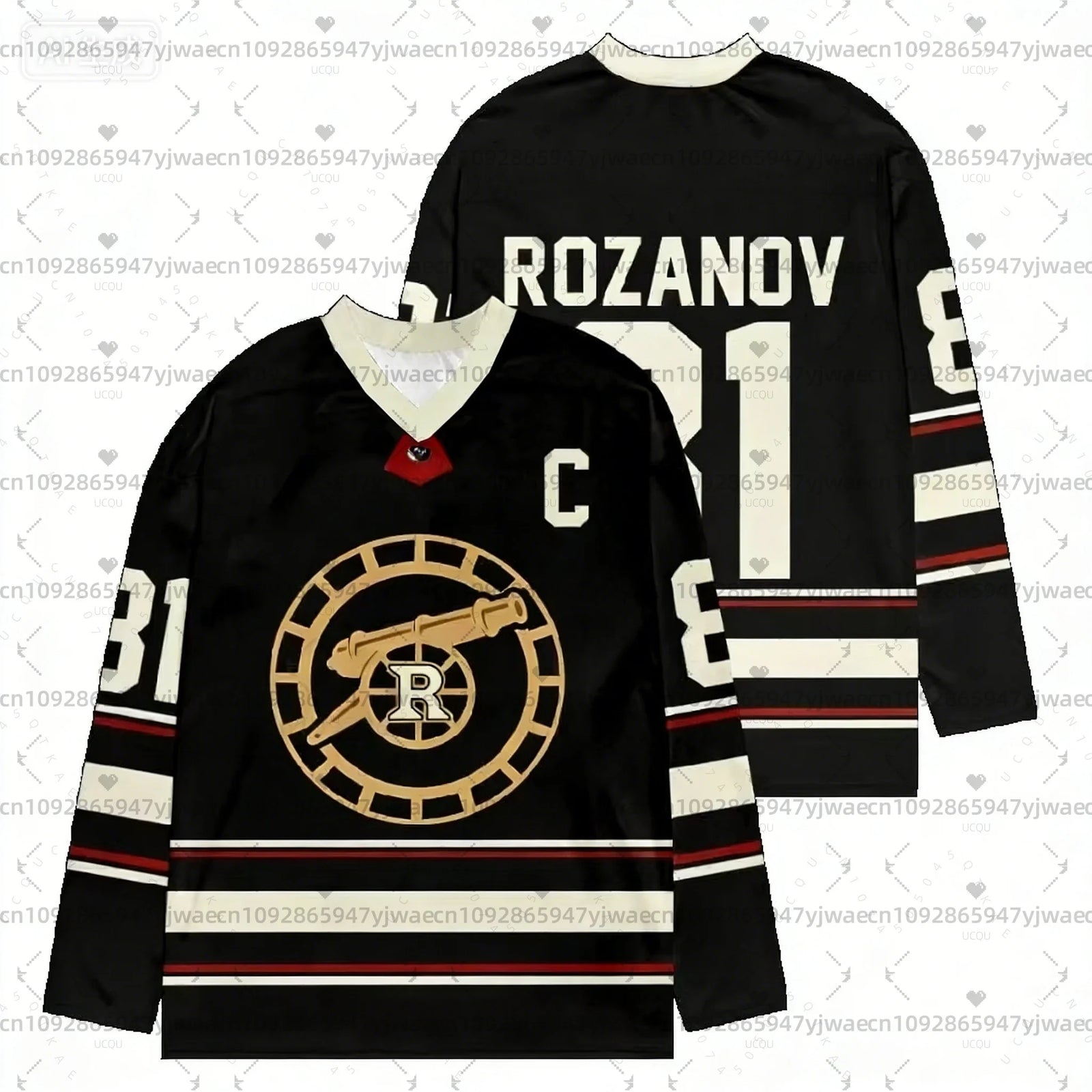 Rivalry Player Number Graphic Long Sleeve Jersey For Sports Outfits