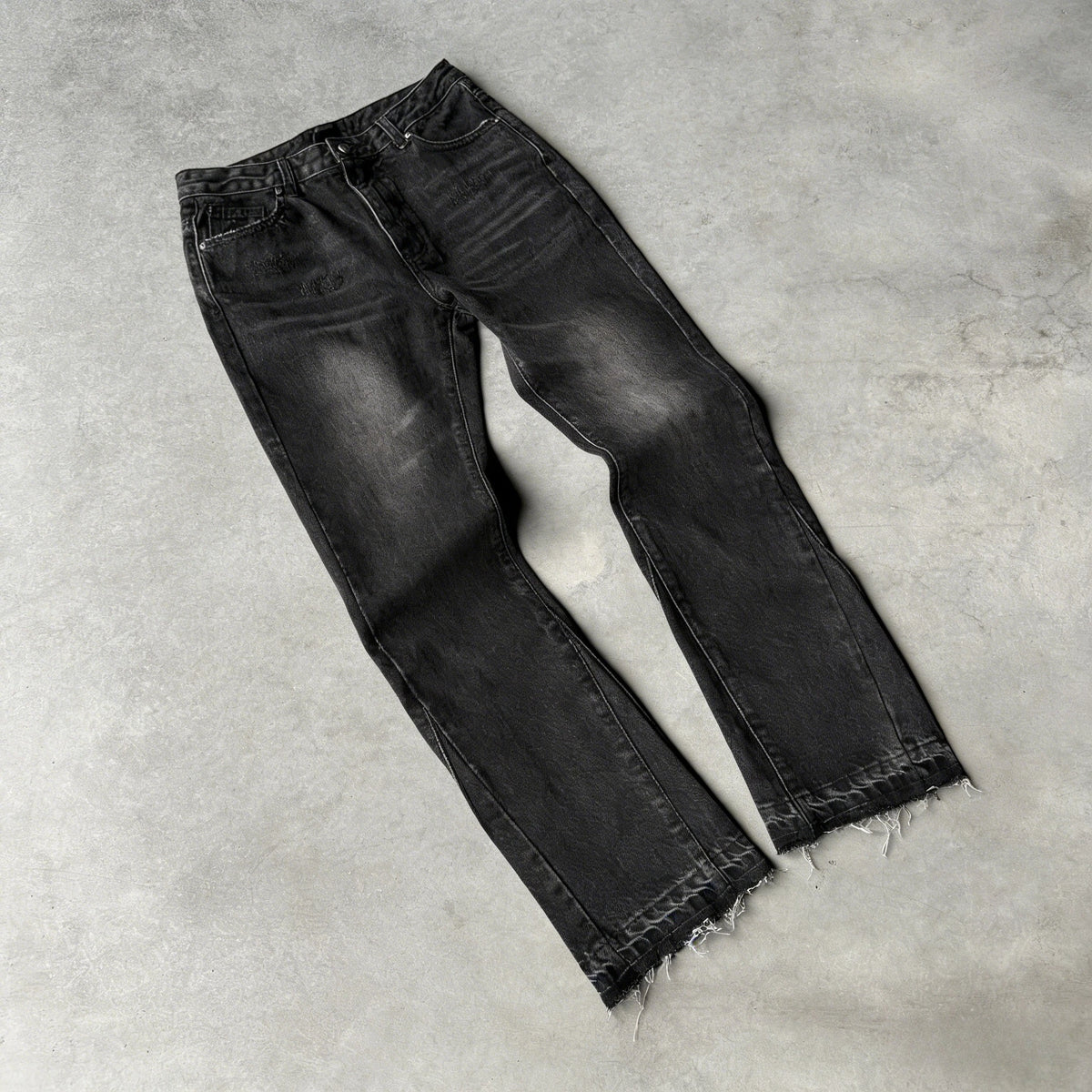 Men's Flared Denim Jeans for Casual Everyday Wear