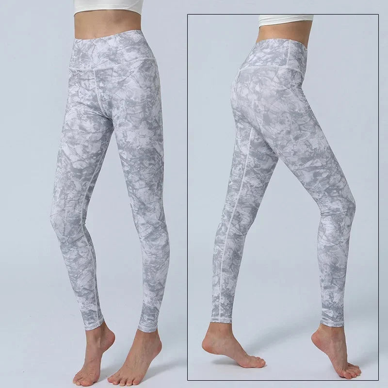 Women's Printed High-Waist Workout Leggings