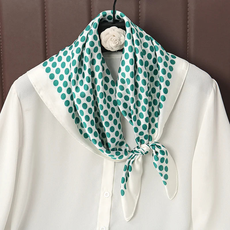 Printed Square Scarf with Floral and Graphic Pattern Options