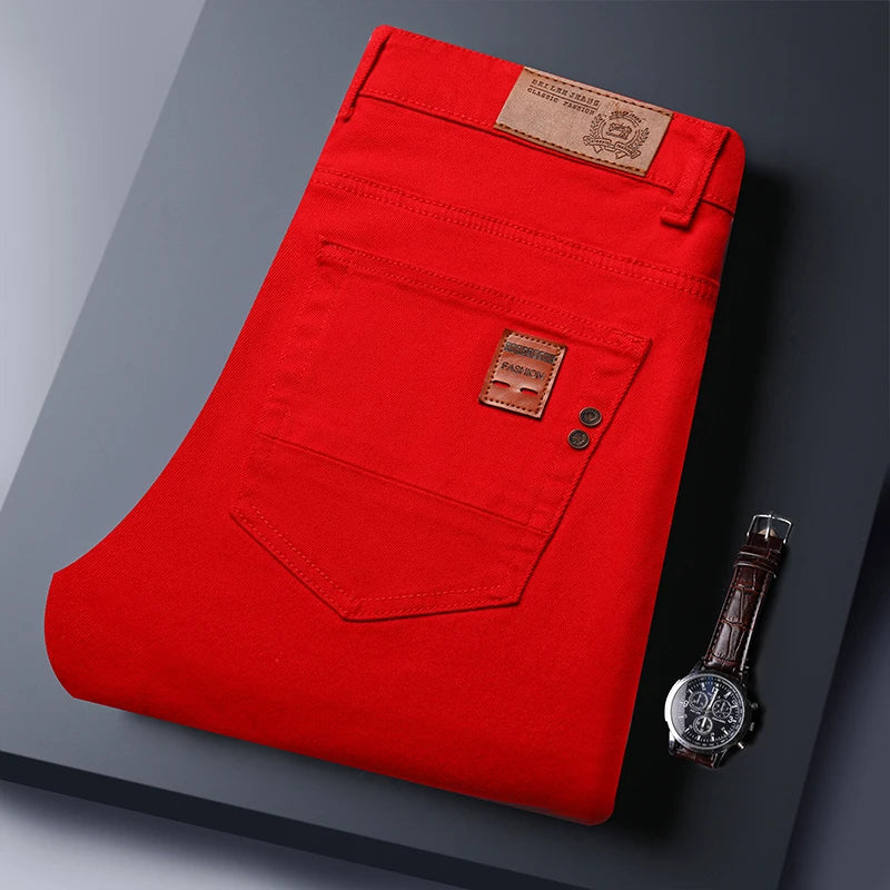 Men's Straight Leg Denim Jeans for Casual Everyday Wear