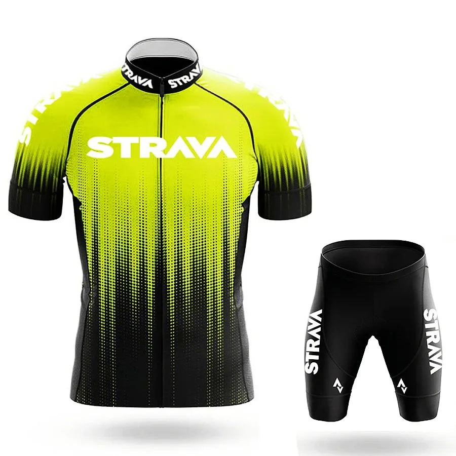 Men's Graphic Cycling Jersey and Shorts with Outfit Set Options