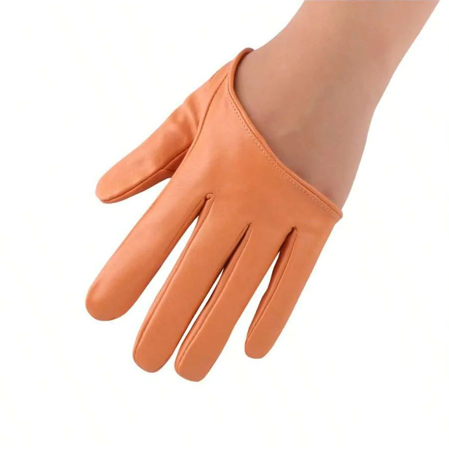 Colorful Half Palm Gloves with Open Finger Styling