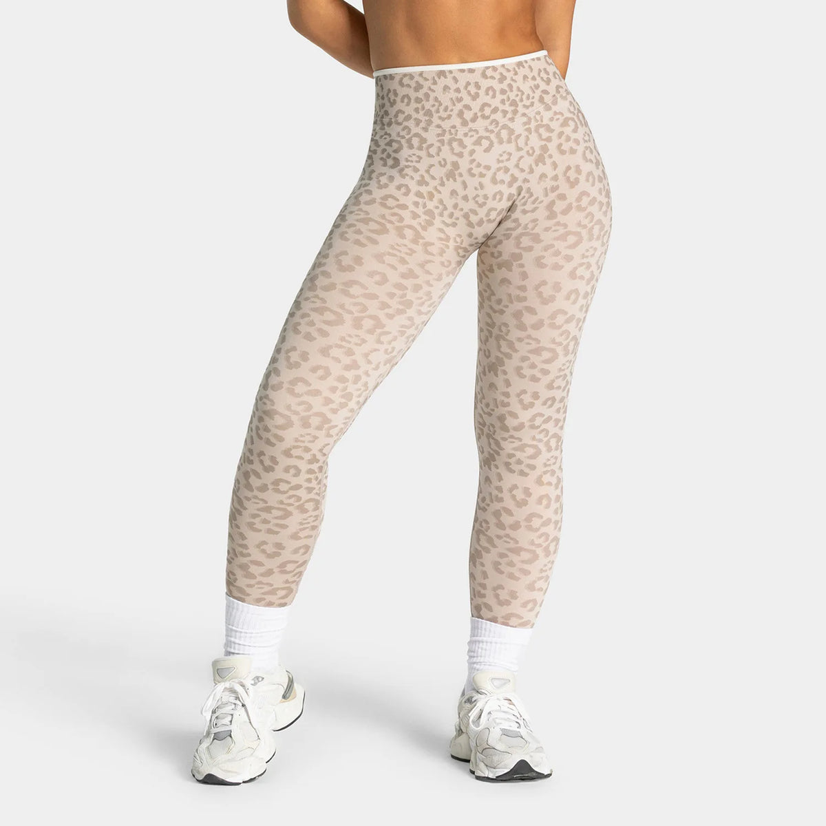 Women's Leopard Print Full Length Leggings For Workout Outfits