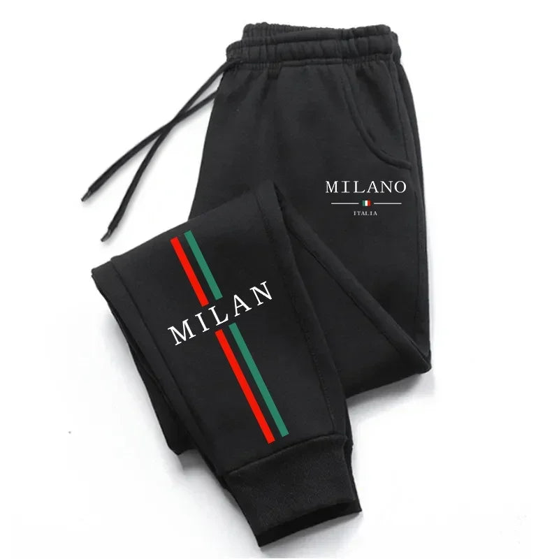 Men's Graphic Print Drawstring Waist Casual Pants For Everyday Wear