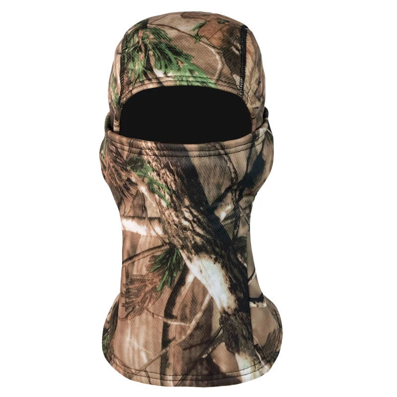 Full Face Balaclava Hood with Solid and Camouflage Options