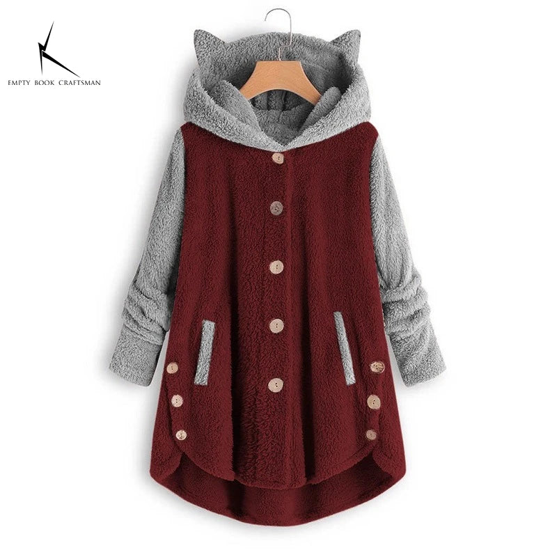 Long Sleeve Casual Hooded Sweatshirt with Relaxed Streetwear Styling