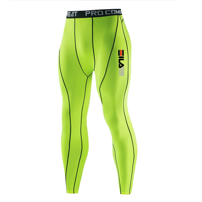 Men's Fitted Training Leggings for Gym and Running