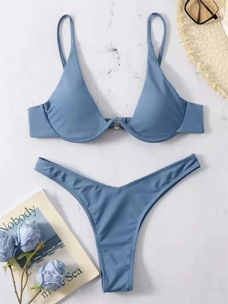 Underwire Halter Bikini