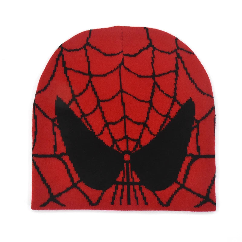 Letter Pattern Knit Beanie with Colorful Graphic Design