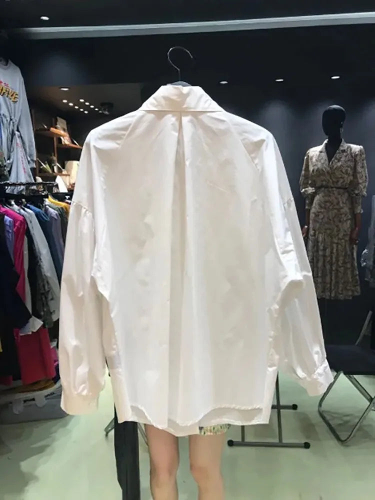 Women's Collared Long Sleeve Shirt