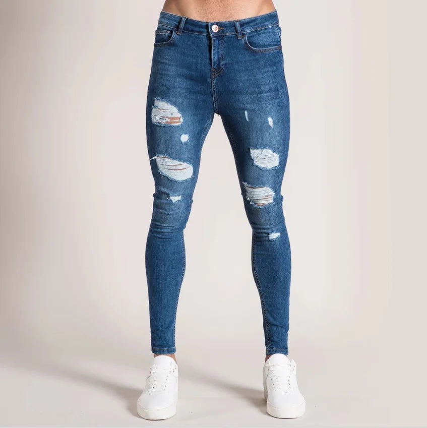 Men's Straight Leg Denim Jeans for Casual Everyday Wear