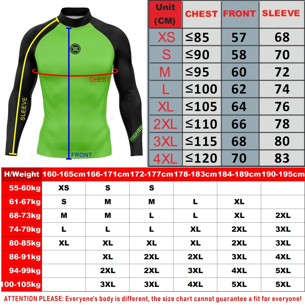 Men's Swimsuit Separates with Long Sleeve Tops and Pants Options
