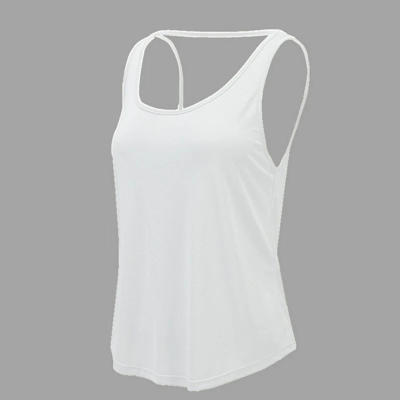 Women's Loose-Fit Sleeveless Workout Cover-Up