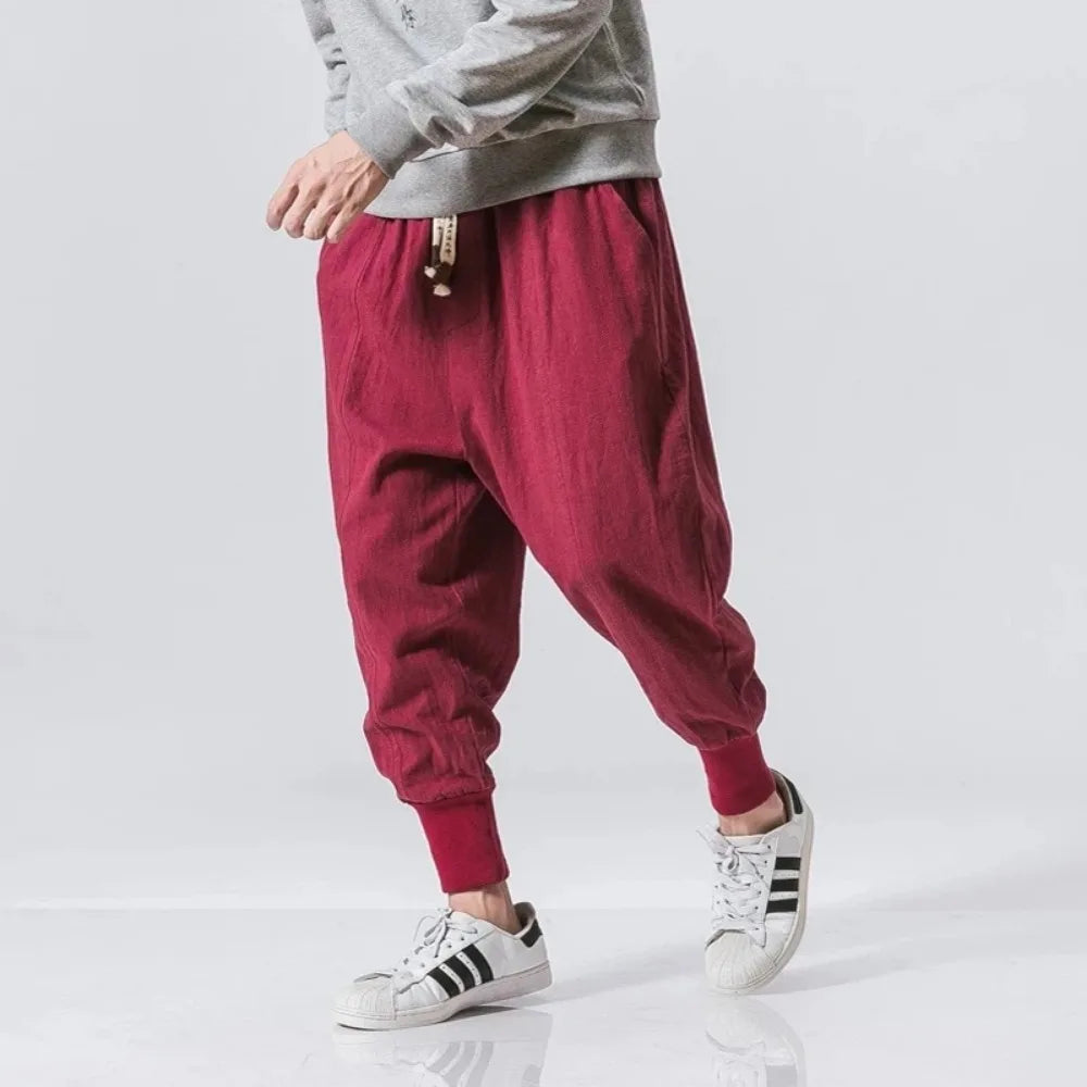 Men's Elastic Waist Casual Pants For Everyday Wear