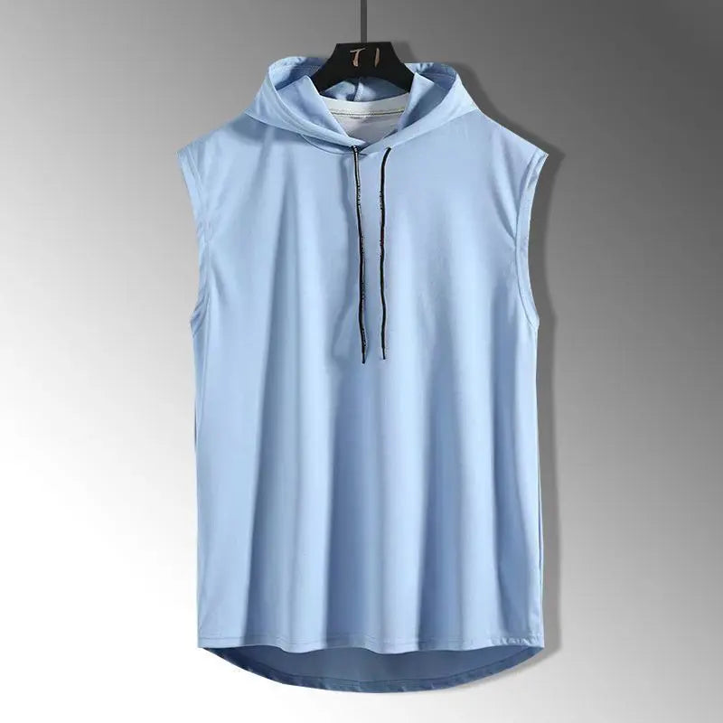 Hooded Sleeveless Tank Top