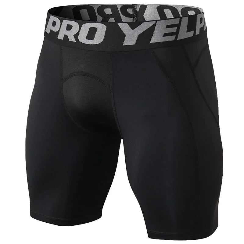 Men's Fitted Training Shorts for Gym and Running