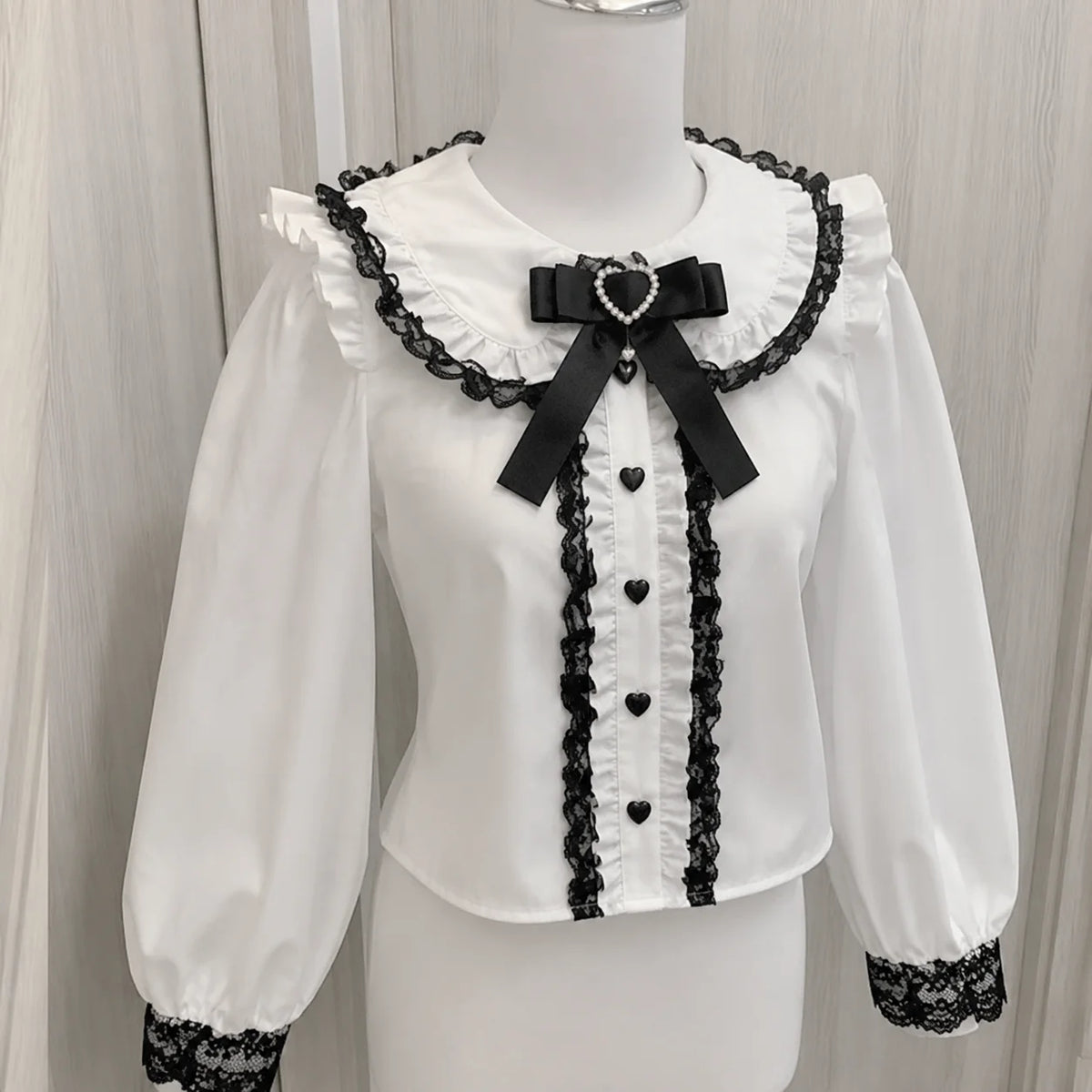 Women's Bow Front Ruffled Short Sleeve Blouse
