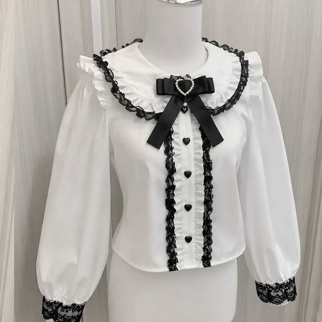 Women's Bow Front Ruffled Short Sleeve Blouse