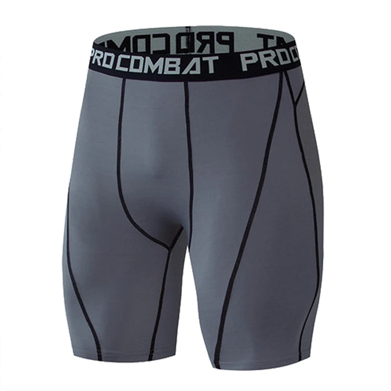 Men's Fitted Training Shorts for Gym and Running