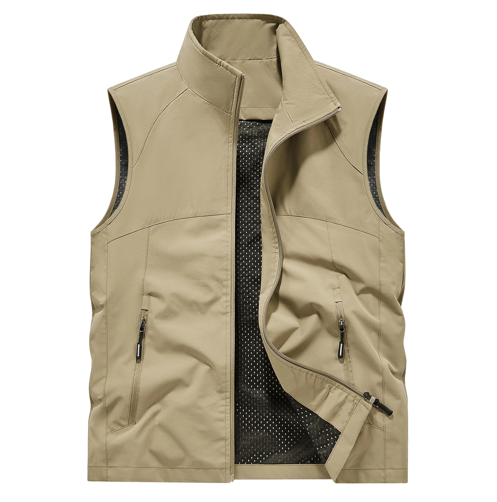 Men's Stand Collar Outdoor Vest