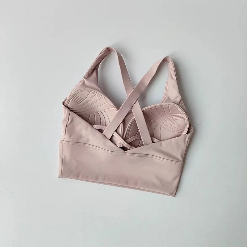 Women's Cross-Strap Sports Bra