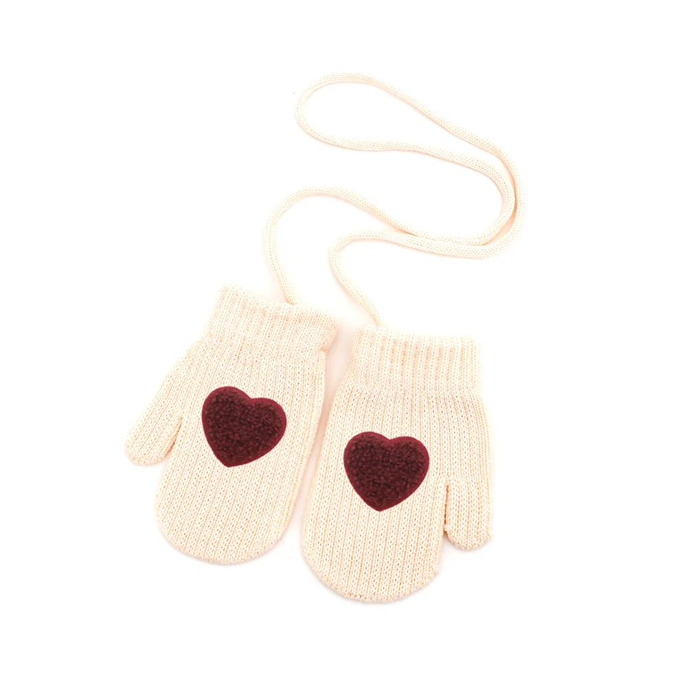 Children's Cotton Knitted Beanie with Patch Designs and Original Size Options