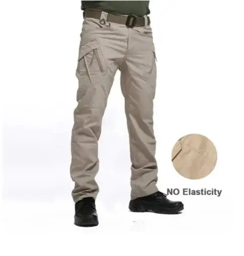 Men's Multi Pocket Zip Fly Casual Cargo Pants