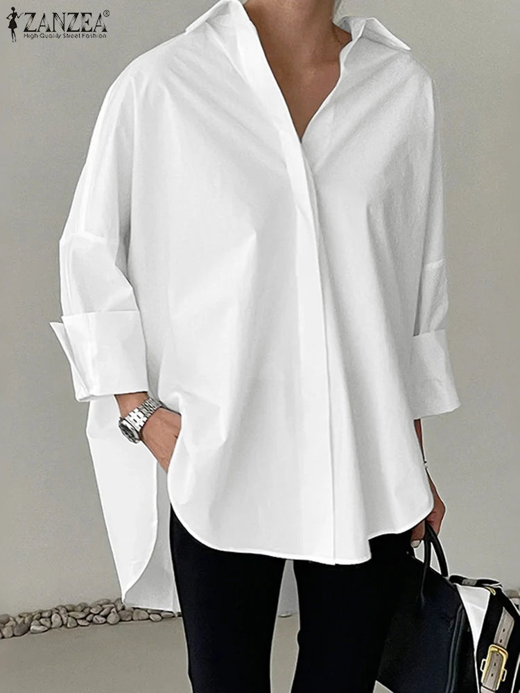 Women's Collared Long Sleeve Shirt
