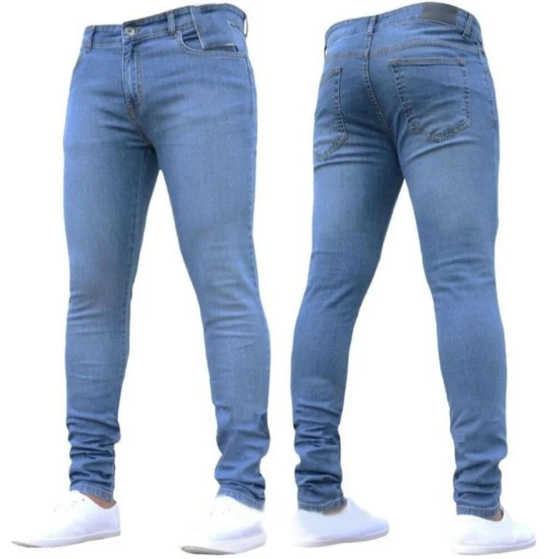 Men's Straight Leg Denim Jeans for Casual Everyday Wear