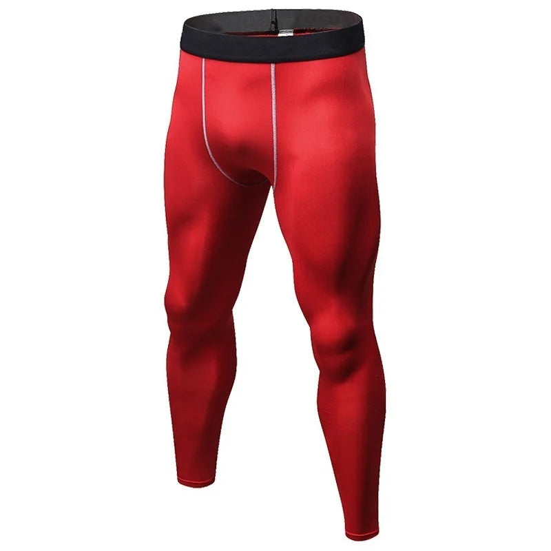 Men's Fitted Training Leggings for Gym and Running