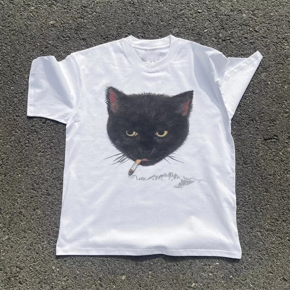 Graphic Crew Neck Short Sleeve Casual Pullover T Shirt