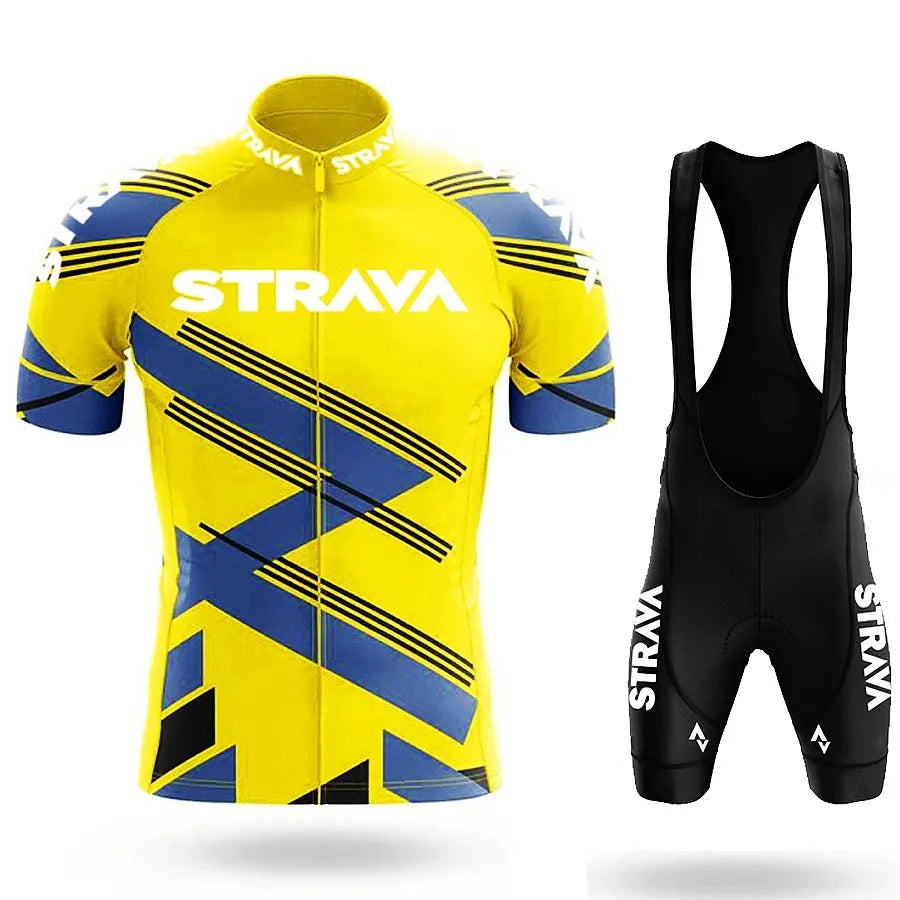 Men's Graphic Cycling Jersey and Shorts with Outfit Set Options