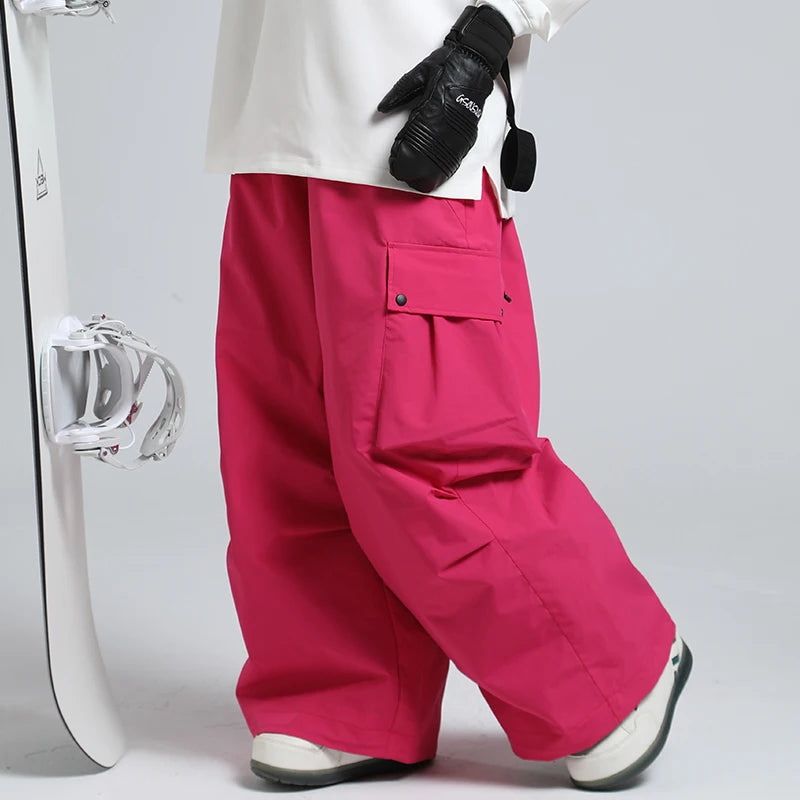 Full Length Loose Fit Ski and Snowboard Winter Pants