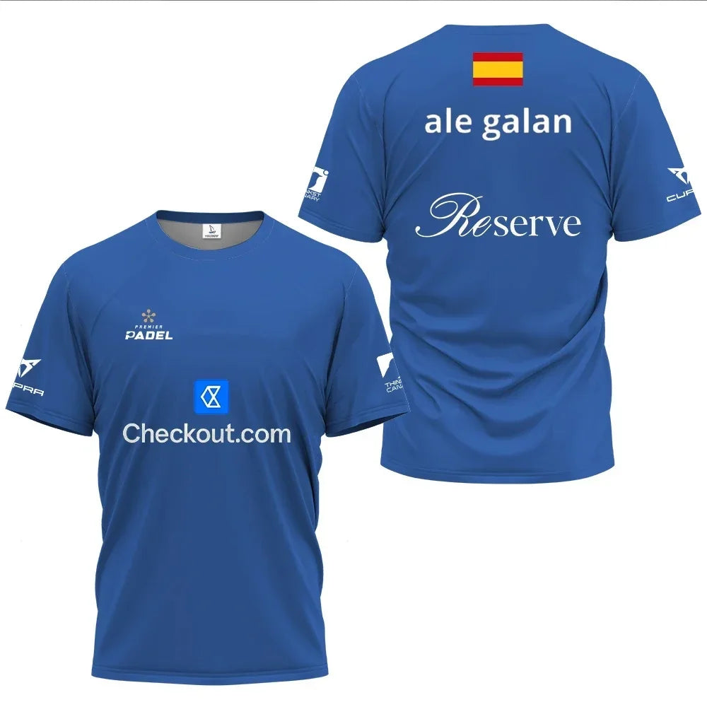 Padel Graphic Short Sleeve T-shirt For Sports Outfits