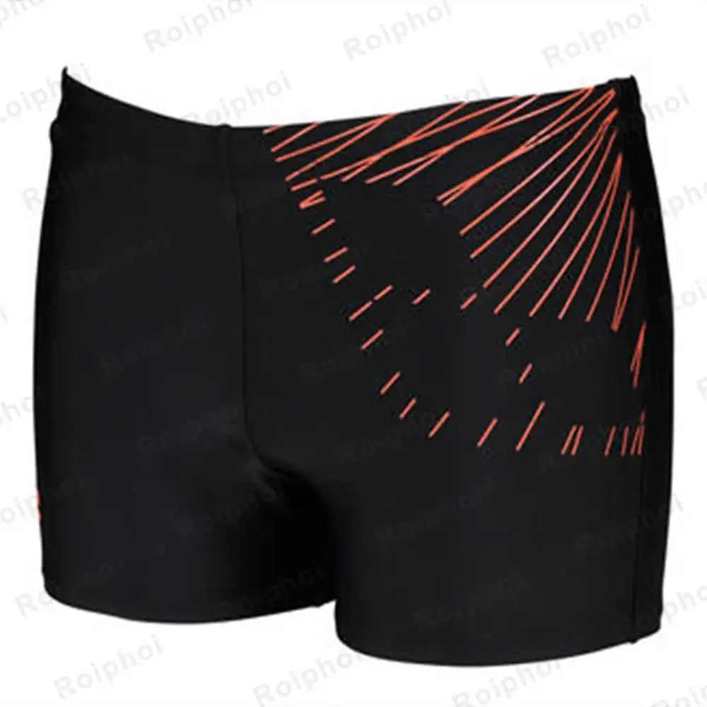 Men's Printed Swim Shorts for Pool Swimming and Summer Beach Wear