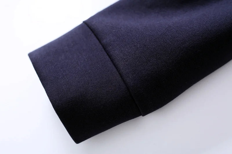 Autumn Simple Three Dimensional Cutting Zipper Cardigan Full Sleeve Sweater Women Sweatshirts