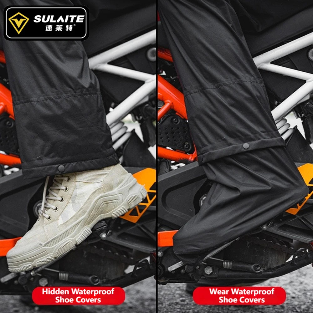 Outdoor Hooded Jacket and Trouser Clothing Set with Style Options