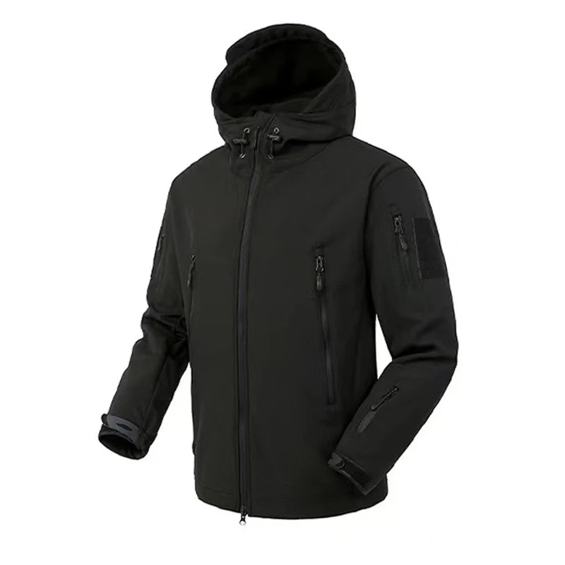 Men's Hooded Zip Front Jacket with Separate Trouser Options