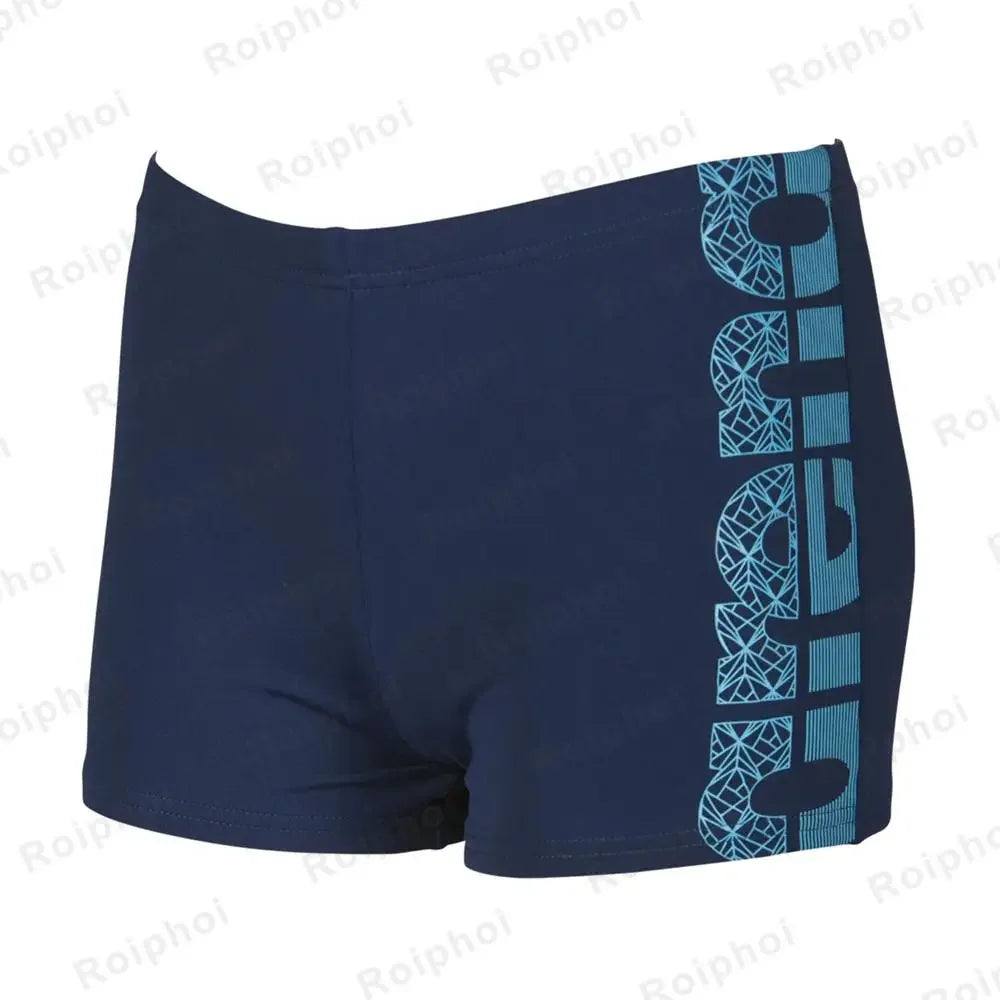 Men's Printed Swim Shorts for Pool Swimming and Summer Beach Wear