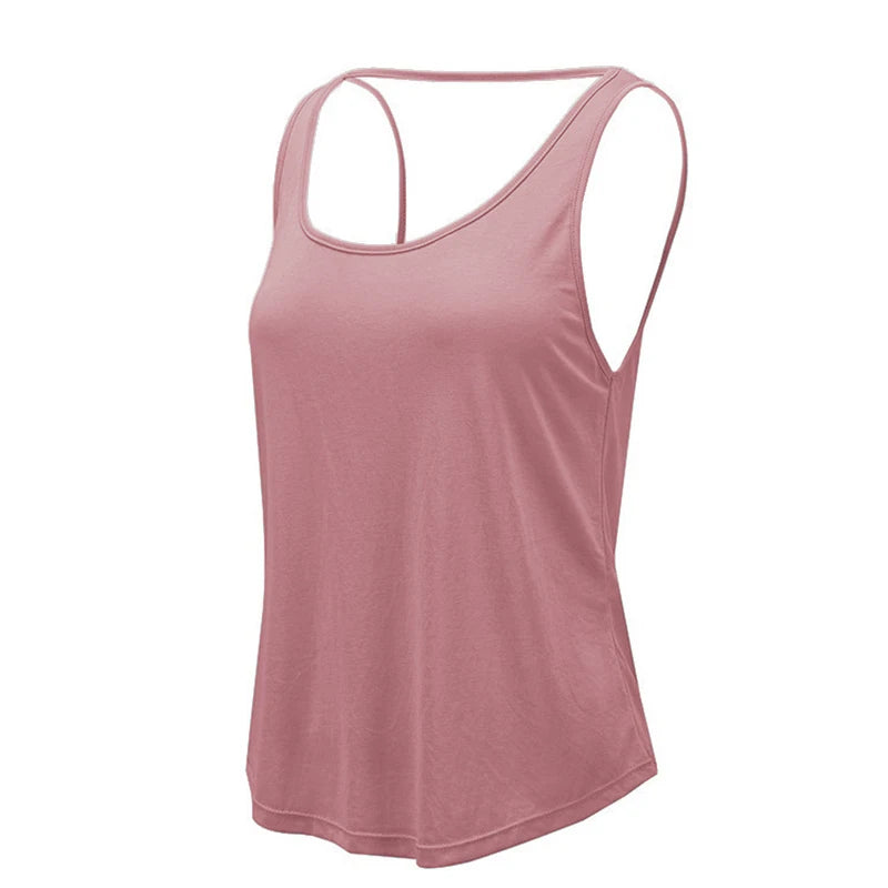 Women's Loose-Fit Sleeveless Workout Cover-Up