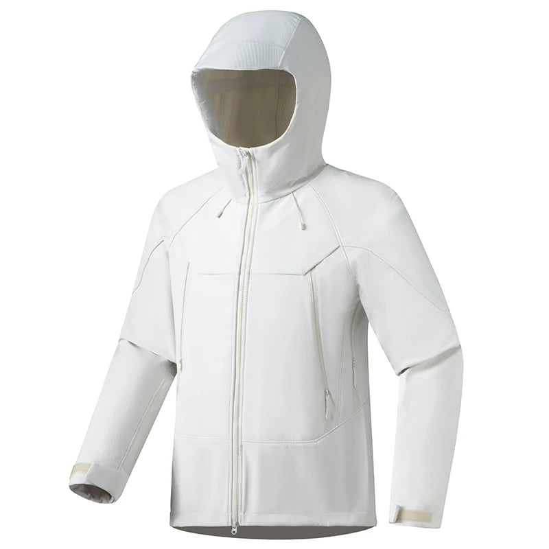 Unisex Waterproof Softshell Hiking Jacket for Camping