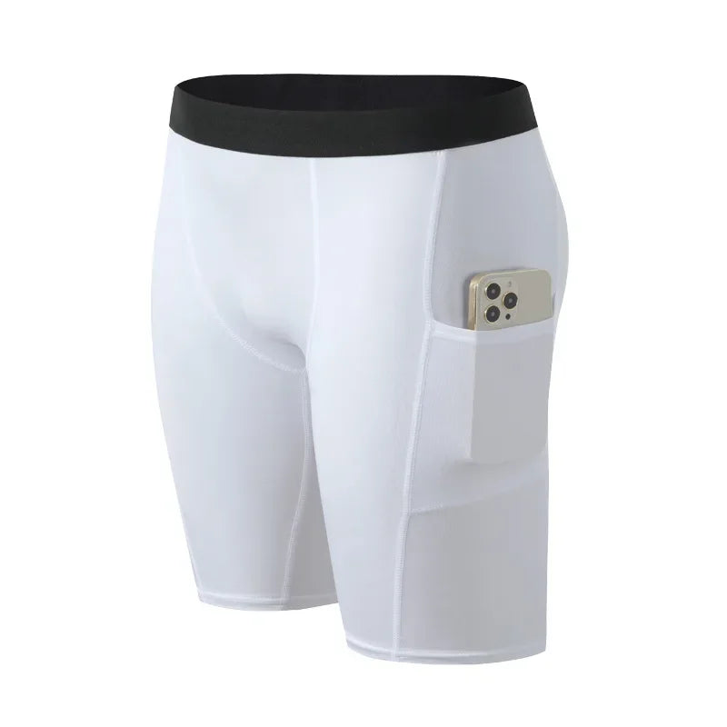 Men's Pocket Training Shorts for Gym and Running