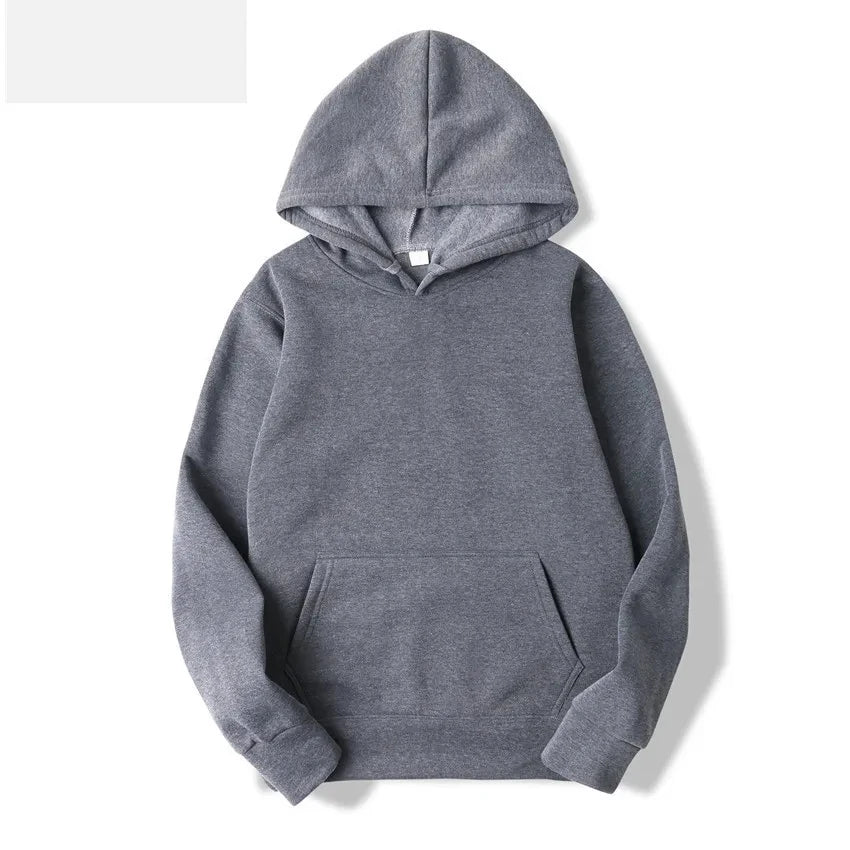 Long Sleeve Casual Hooded Sweatshirt with Relaxed Streetwear Styling