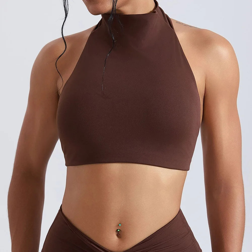 Women's High-Neck Sports Bra