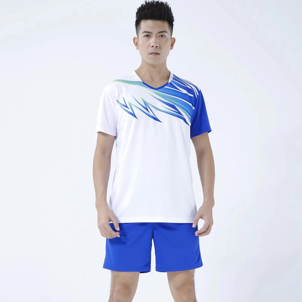 Volleyball Shirt And Shorts Two Piece Sports Clothing Set